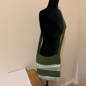 Crossbody Bag Multicolor Handmade Crochet